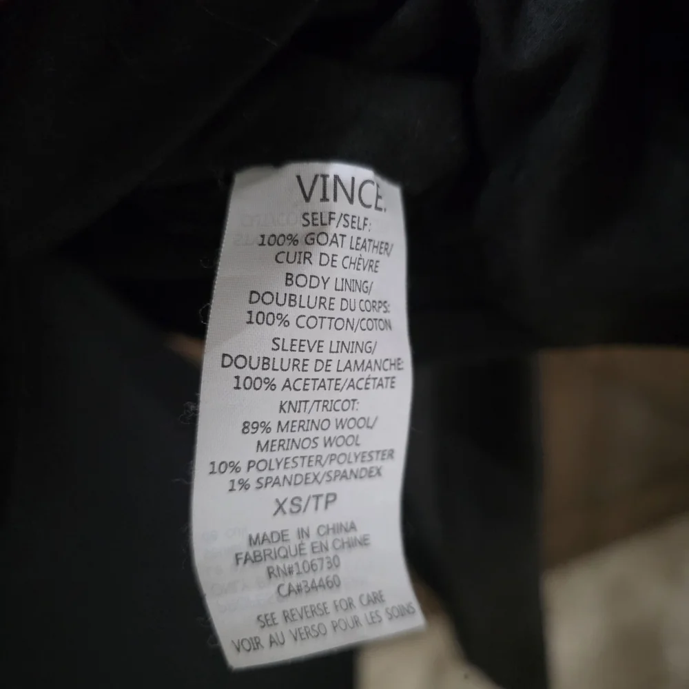 LAST CHANCE Vince Black Leather Asymmetrical Jacket - Picture 5 of 5